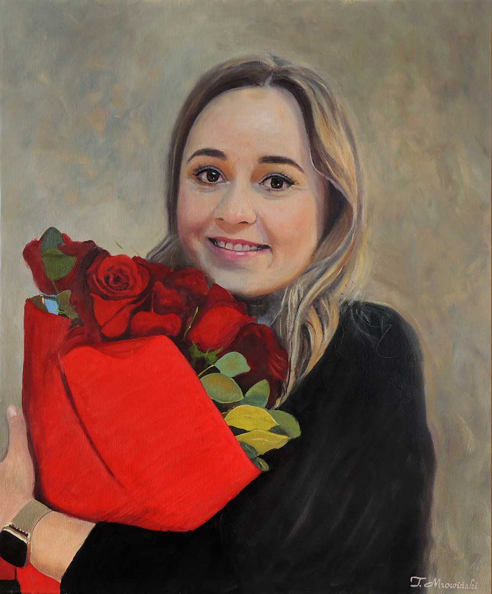 portret żony