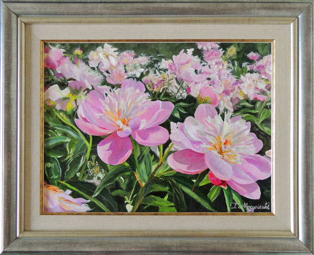 obrazy różowe peonie obrazy peonie piwonie