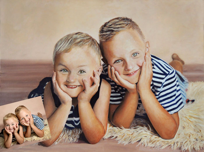 portrety dzieci