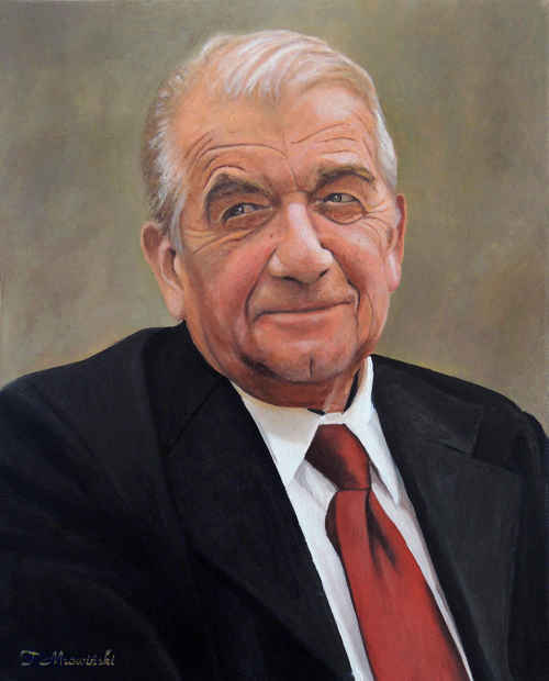 Portret olejny Zbigniew Religa