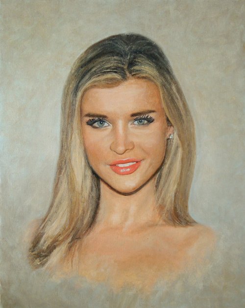 portret olejny Joanna Krupa
