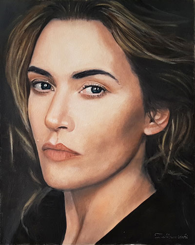 Kate Winslet portret olejny