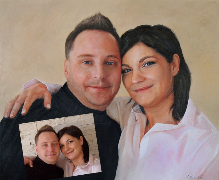 portret ślubny