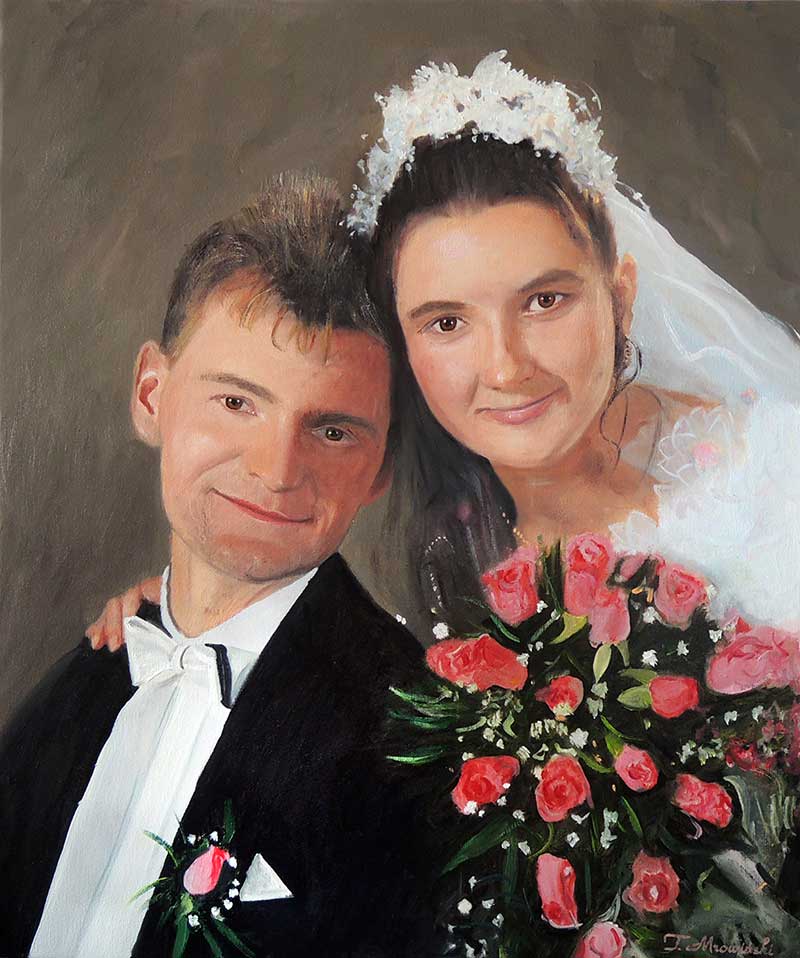 portrety ślubny