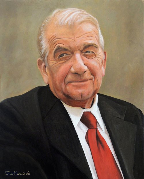 Portret olejny Zbigniew Religa