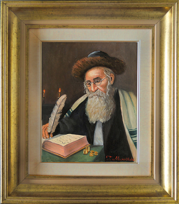 portret żyda obraz olejny żyd
